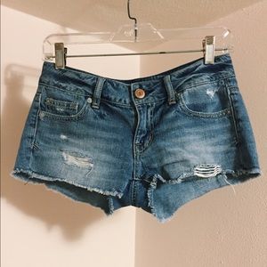FINAL SALE American Eagle Distressed Denim shorts